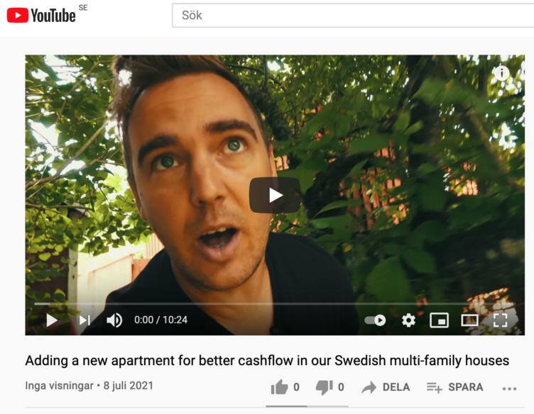 New video about expanding one of the multifamily houses with a new unit