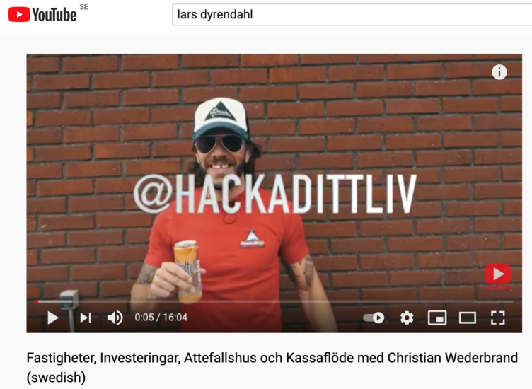 Video intervju med Christian Wederbrand @HackaDittLiv
